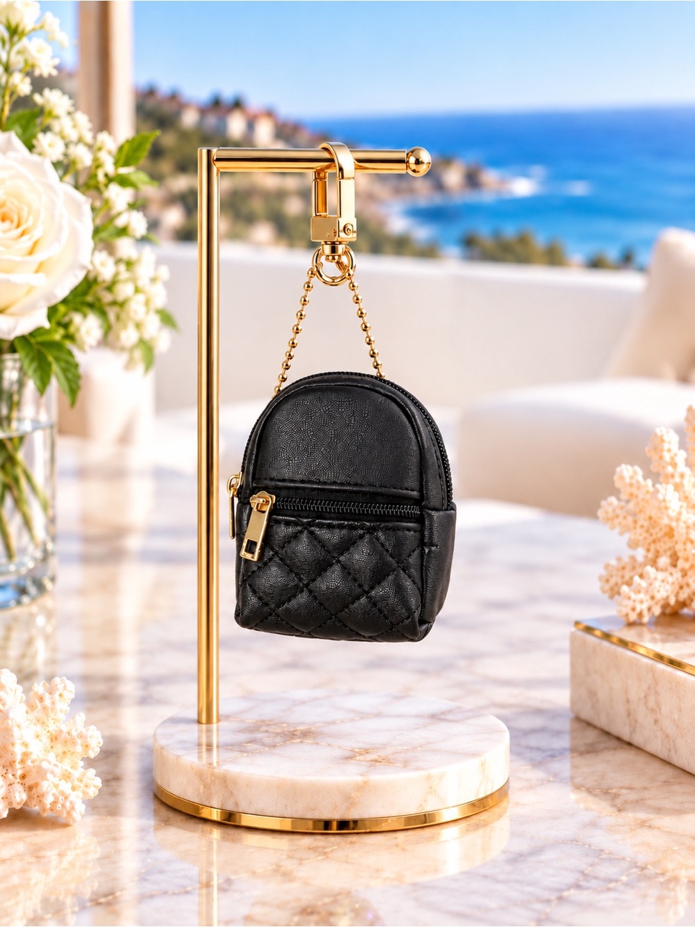 Kelly Style Backpack bag charm